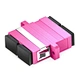 OM4 Duplex Multimode Fiber Optic Adapter SC Fiber adapters Fiber Optic Coupler · Size125(L)X 70(H)X29(W)